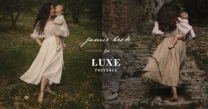 jamie beck for luxe provence linen skirt tablier